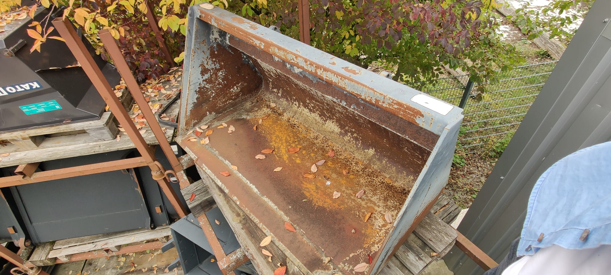 Manitou Erdschaufel Weidemann Aufnahme