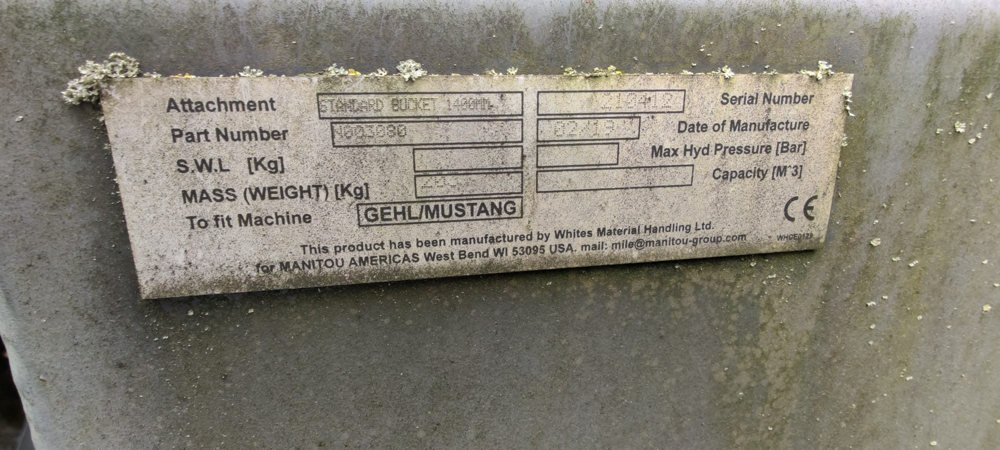 Manitou Erdschaufel Weidemann Aufnahme gebraucht kaufen