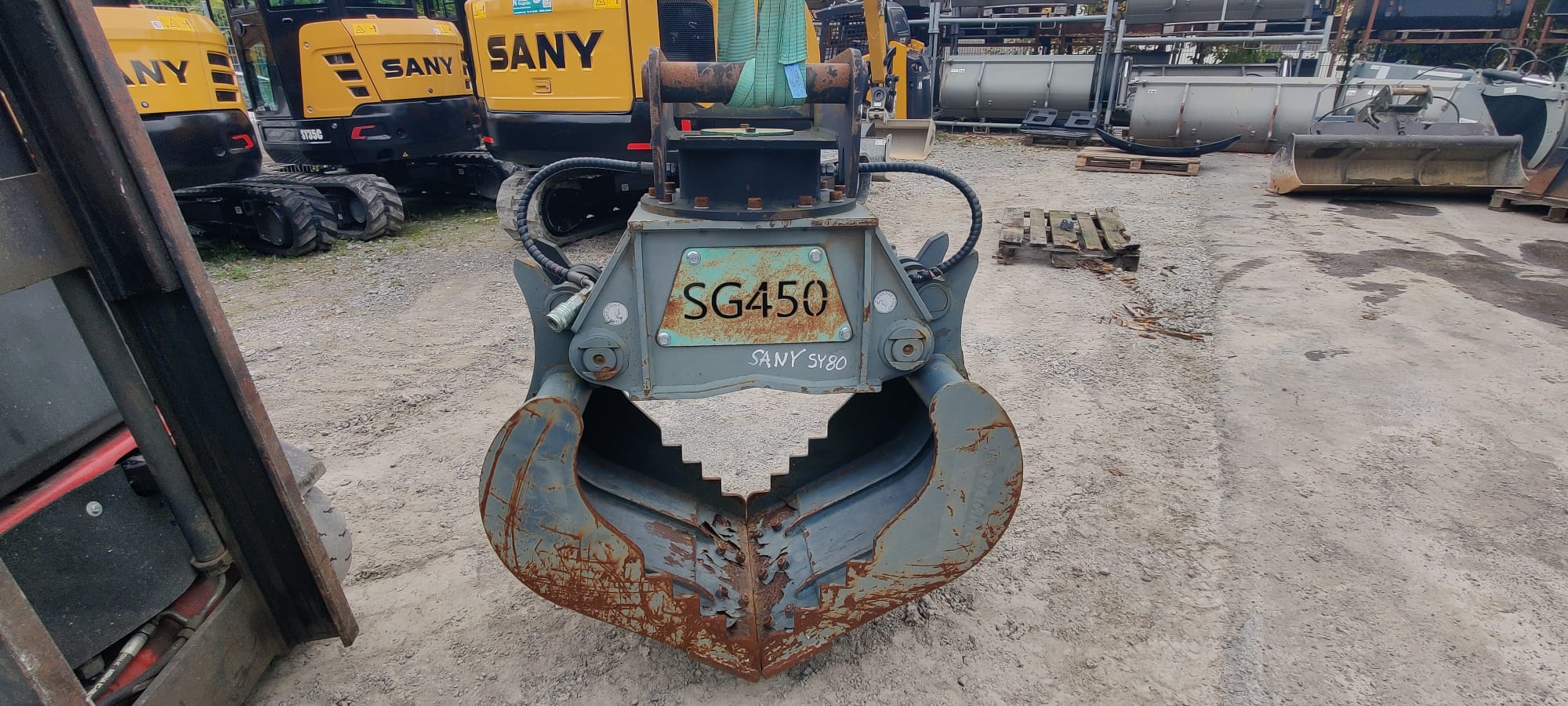 Abbruch-Sortiergreifer ohne Aufbaurotator VTN SG450 CH600 MS08