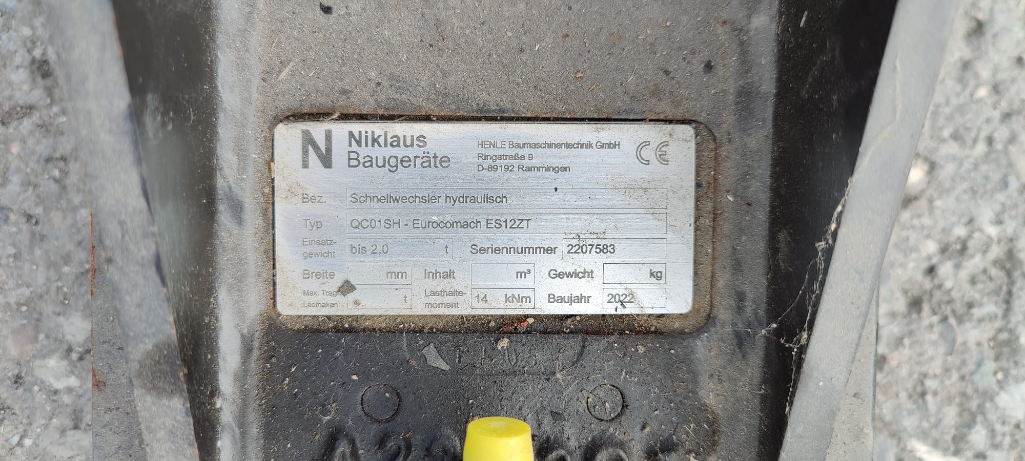 Hydraulischer Schnellwechsler MS01 kaufen