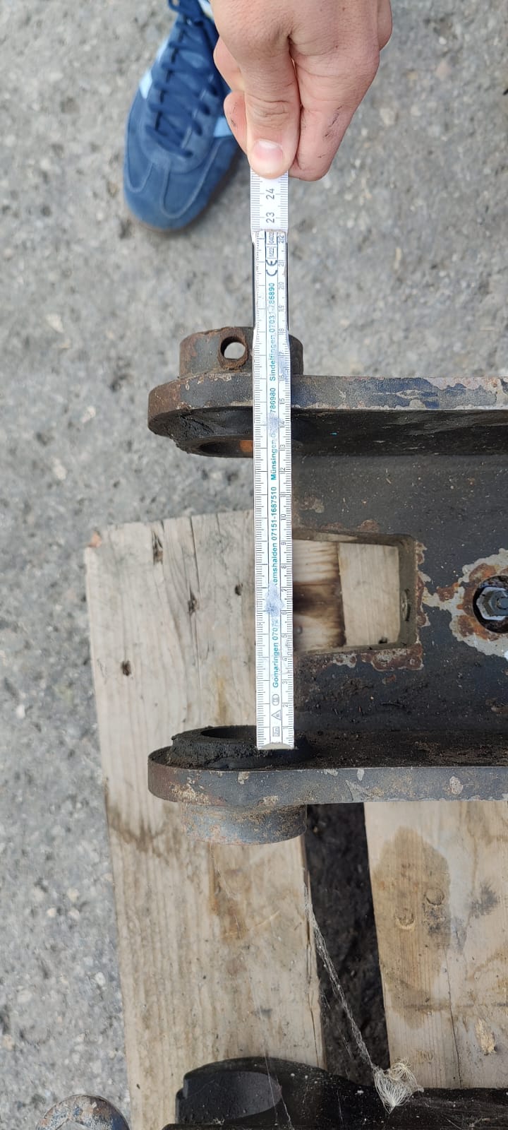 Hydraulischer Schnellwechsler für JCB 36C-1