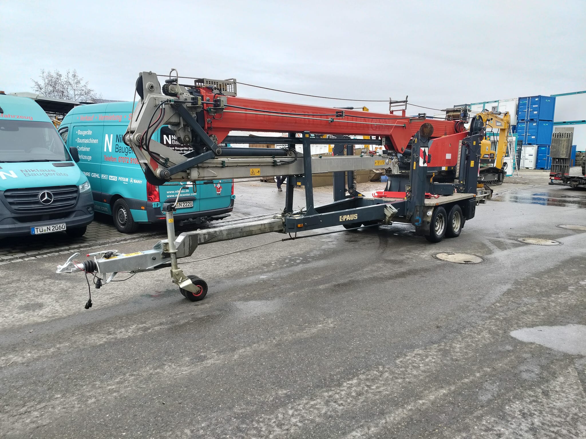 Anhängerkran Paus PTK 31 SKYWORKER- Komplett Werkstattüberholt