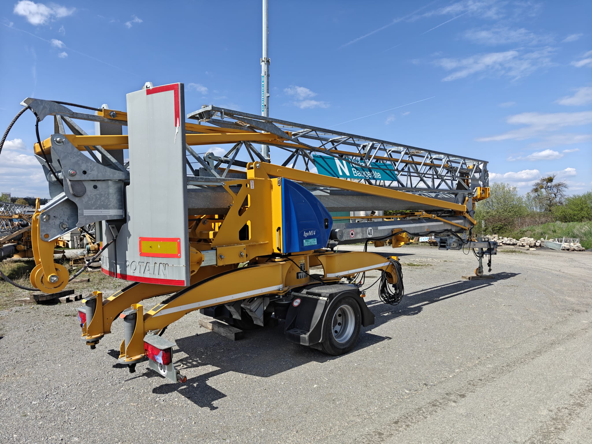 Baukran Potain Igo M14