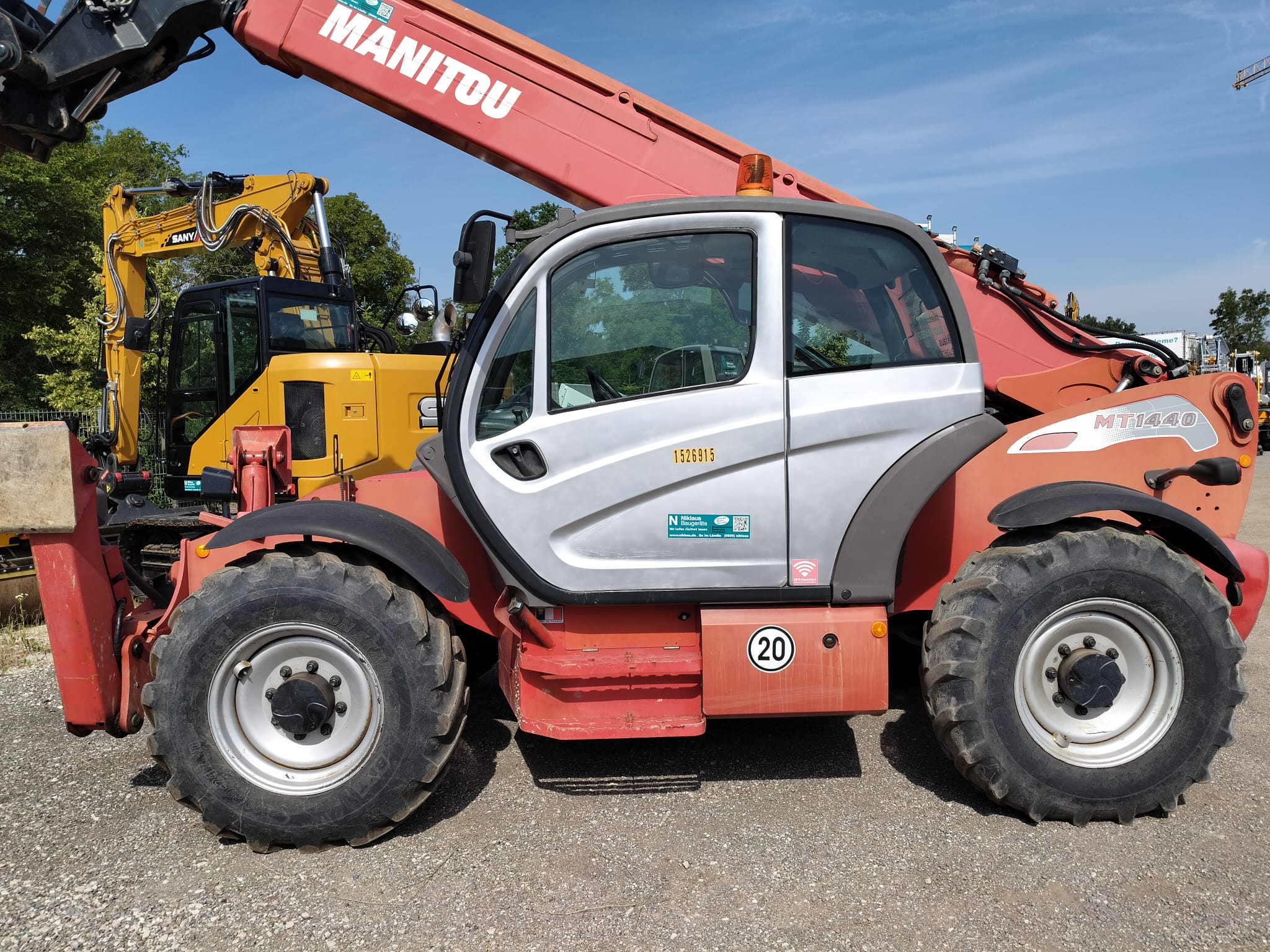 Gebrauchter Teleskoplader Manitou 1440 