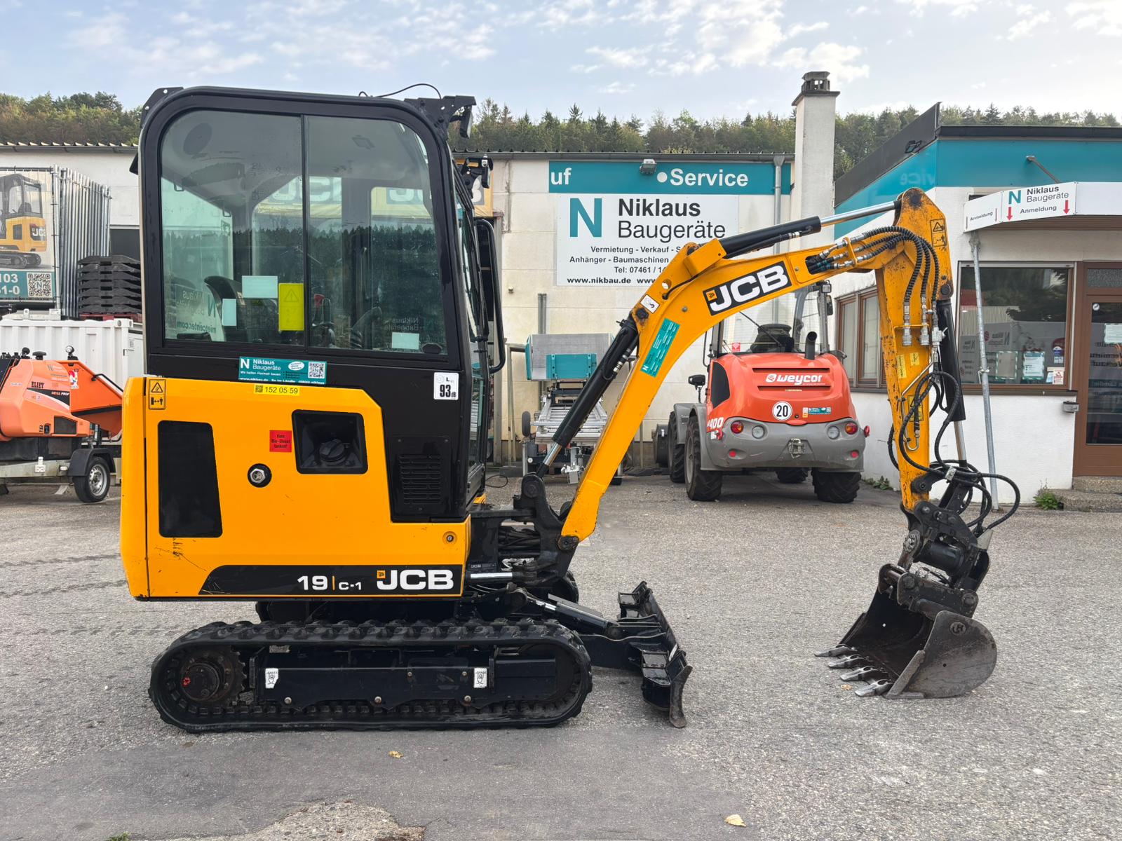 gebrauchter 2 tonnen minibagger von JCB
