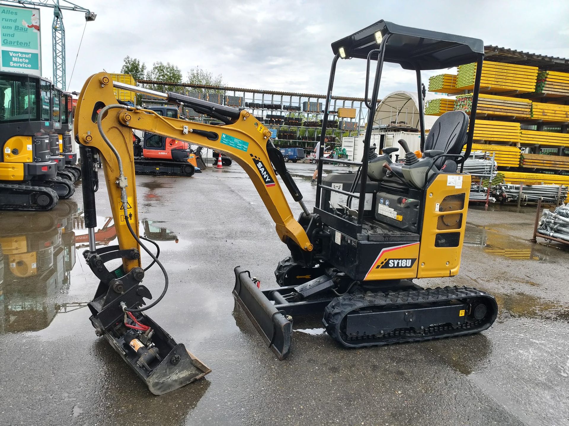 Minibagger Kurzheck SANY SY 18U