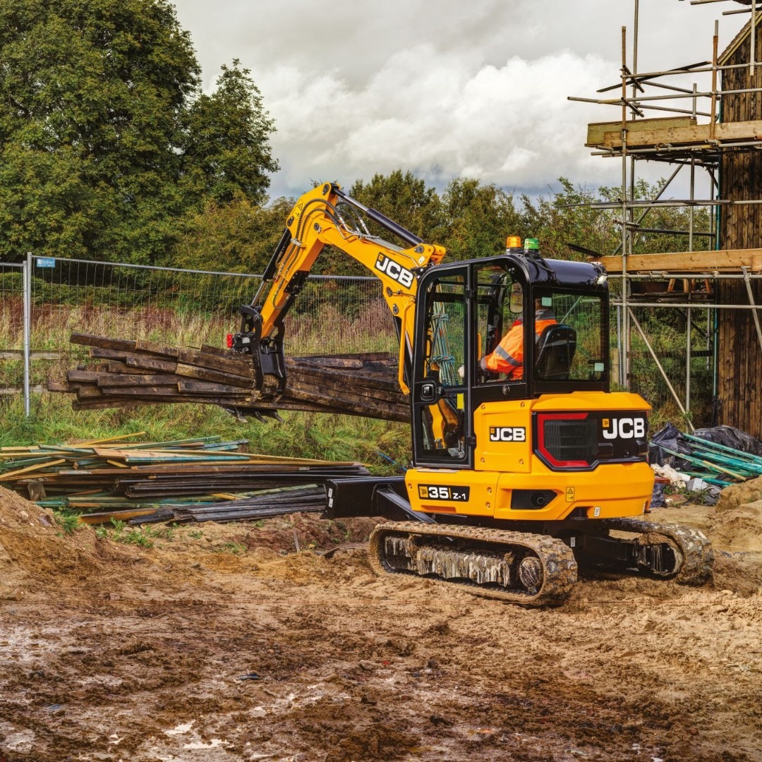 JCB 35Z-1 Minibagger bei Niklaus Baugeräte mieten