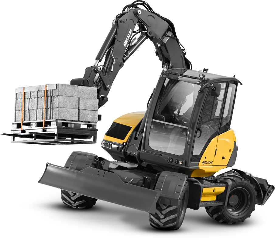 Mobilbagger bis 7 t - z.B. MECALAC 7MWR