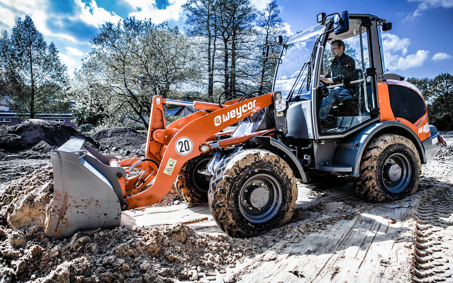 ATLAS Weycor AR 400 Radlader / Radlader bei Niklaus Baugeräte mieten