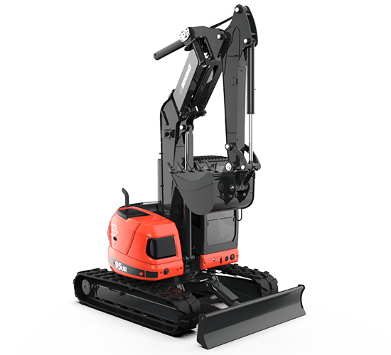 Eurocomach ES 100 TR Kurzheckbagger / Minibagger Eurocomach ES 100 TR Kurzheckbagger / Minibagger mit Verstellausleger bei Niklaus Baugeräte mieten