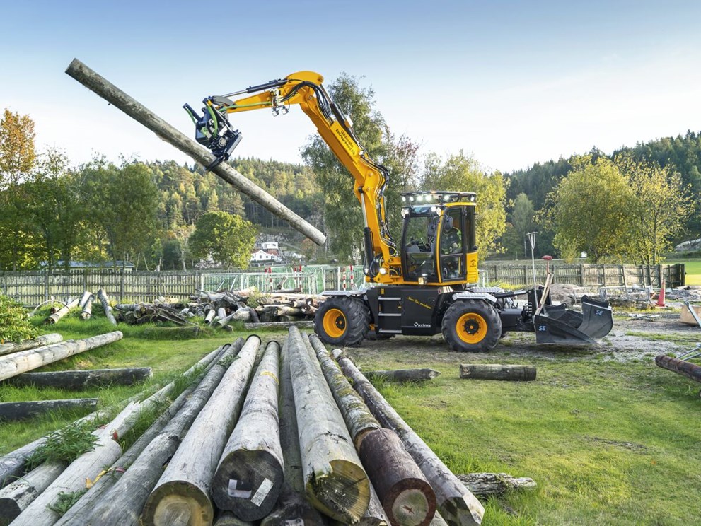 JCB Hydradig 110W Mobilbagger JCB Hydradig 110W Mobilbagger / Mobilbagger bei Niklaus Baugeräte mieten