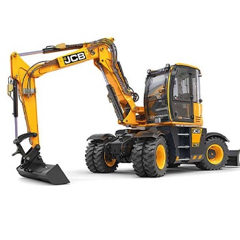 JCB Hydradig 110W Mobilbagger JCB Hydradig 110W Mobilbagger / Mobilbagger bei Niklaus Baugeräte mieten