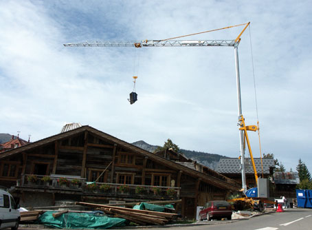 Schnellaufbaukran mieten Baukran mieten