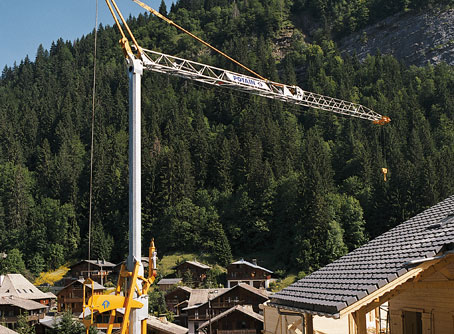 Schnellaufbaukran mieten Baukran mieten