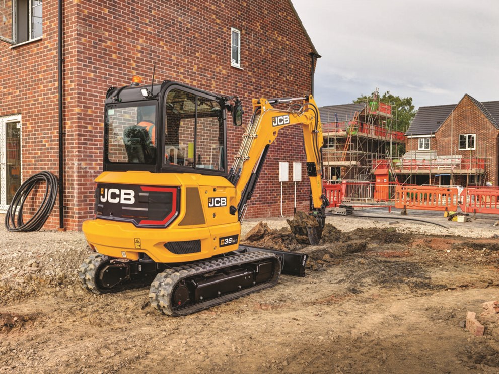 JCB 36C-1 Minibagger JCB 36C-1 Kompaktbagger / Minibagger bei Niklaus Baugeräte mieten