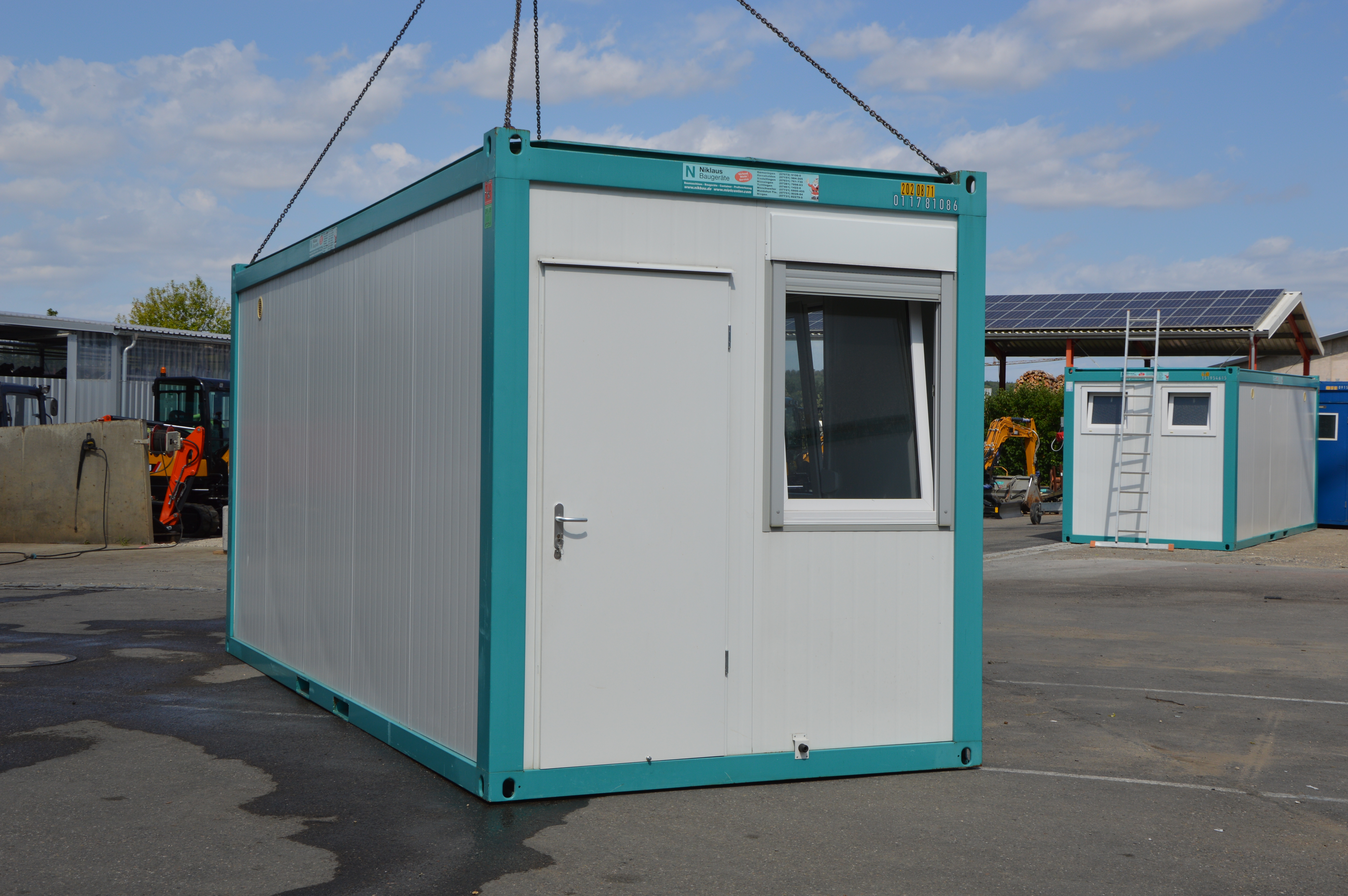 Poliercontainer - Aufenthaltscontainer mit Sanitärabteil und Kleinküche Poliercontainer - Aufenthaltscontainer mit Sanitärabteil und Kleinküche