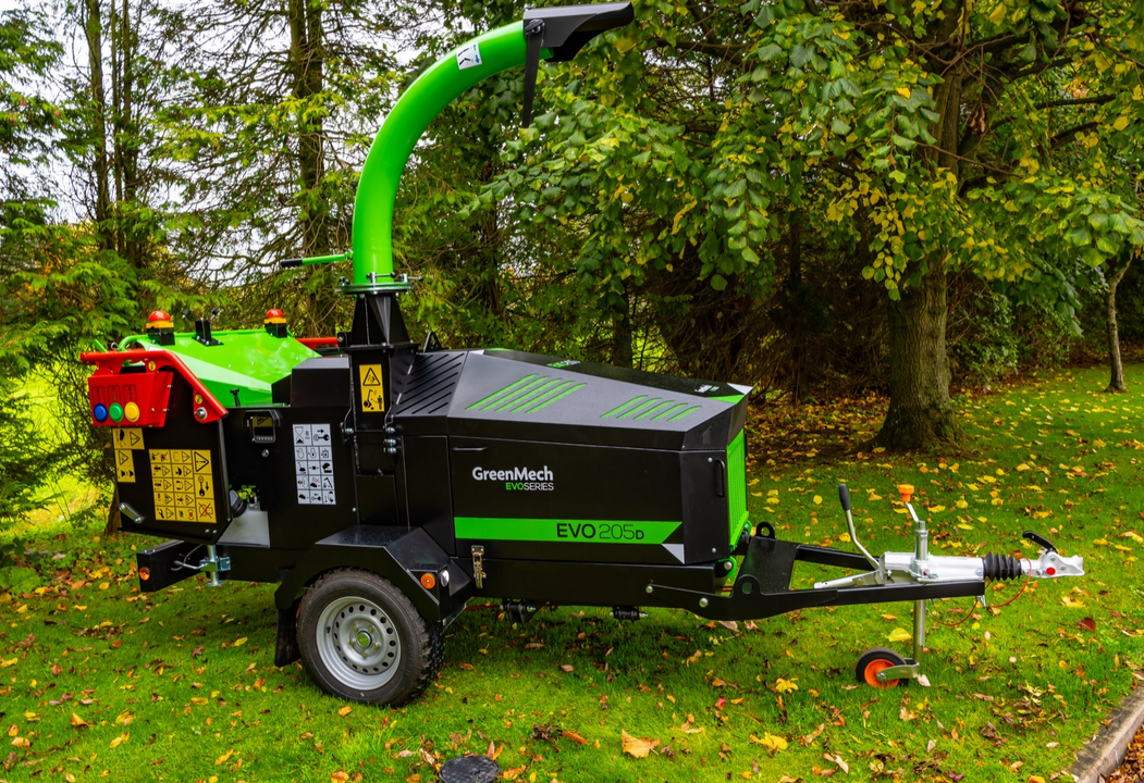 Häcksler GreenMech EVO 205 D Anhänger