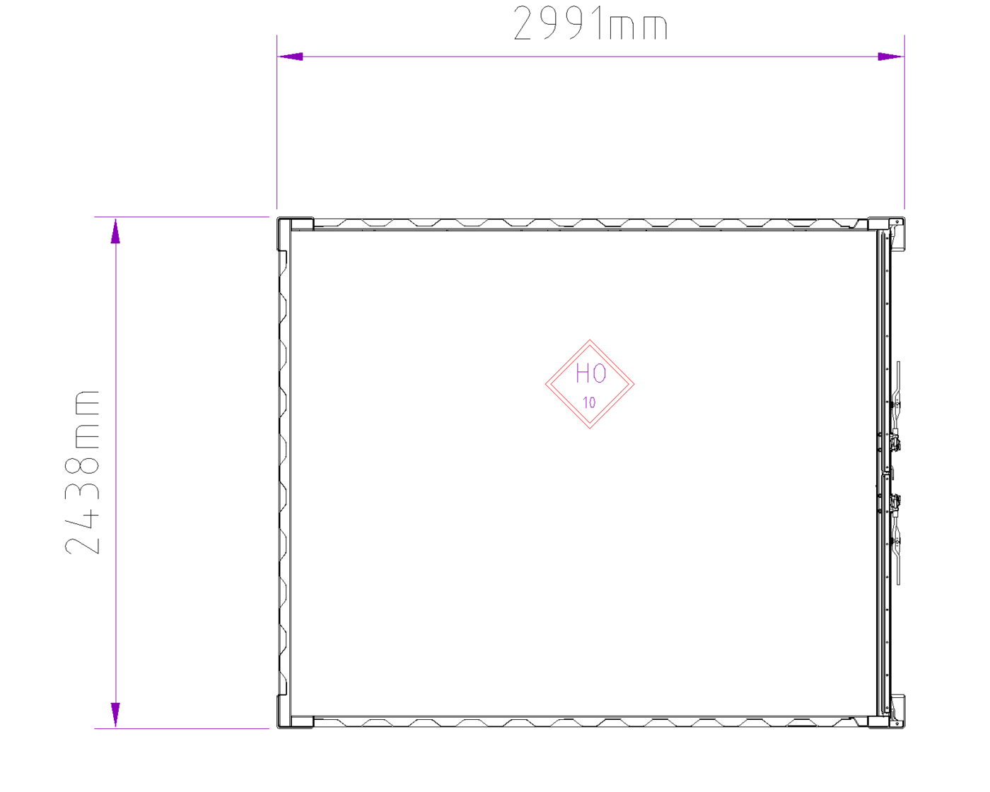 Containex Lagercontainer 10' containex_lagercontainer_10_niklaus-baugeraete