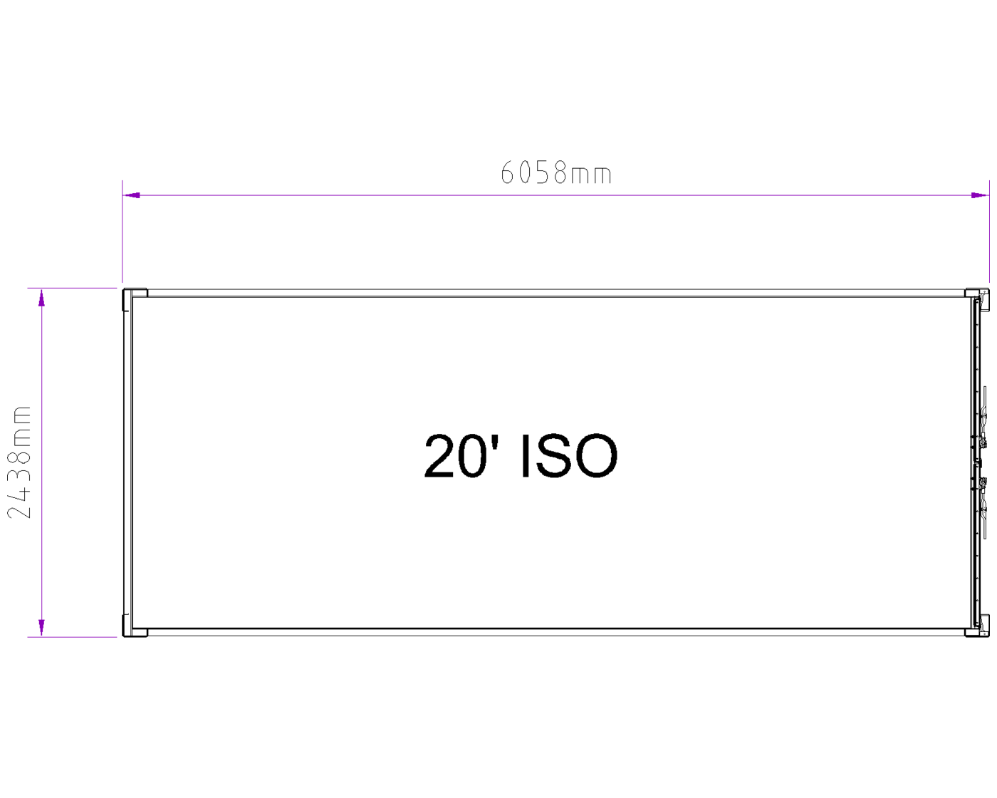 Containex Seecontainer 20' HC containex_seecontainer_20_hc_niklaus-baugeraete