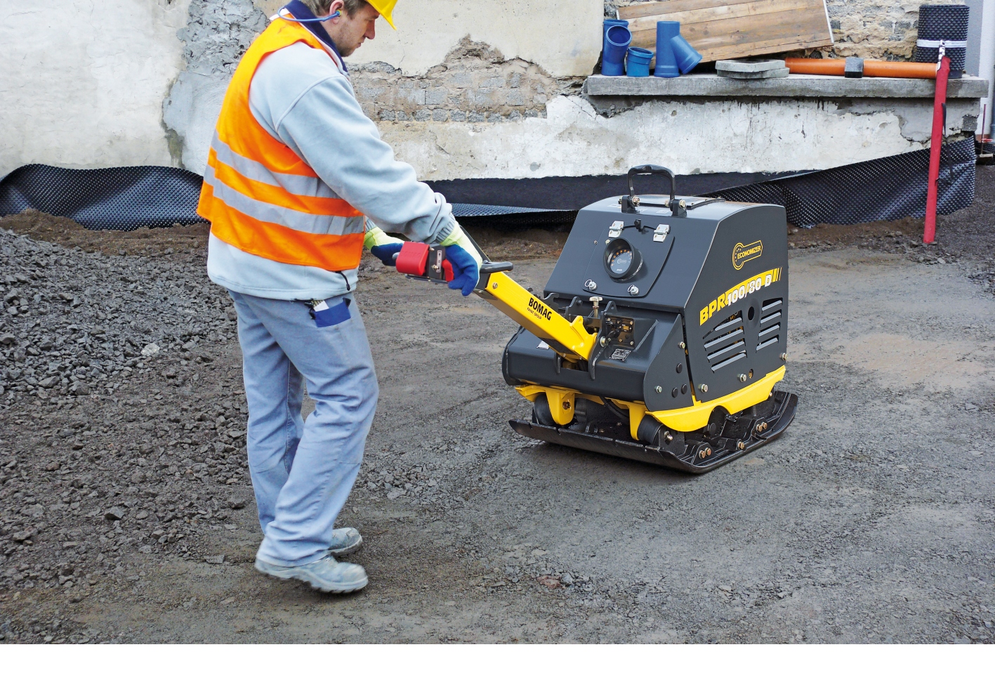 Bomag Rüttelplatte BPR 35/60 Benzin 248 kg STONEGUARD