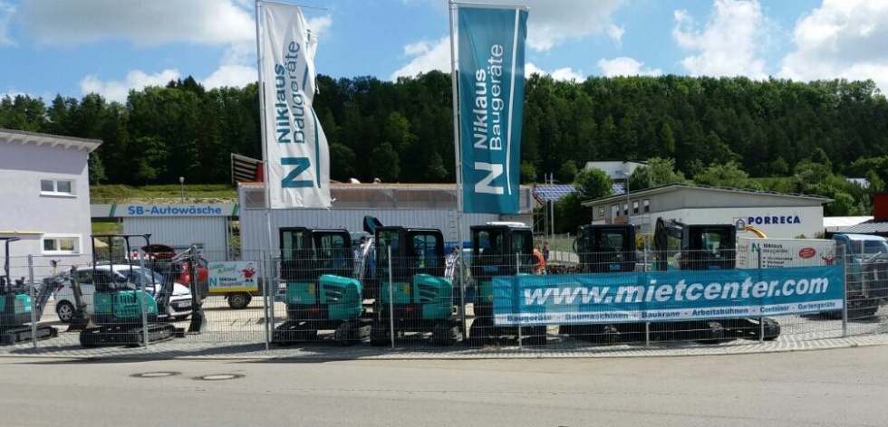 Niklaus Baugeräte in Münsingen auf der Schwäbischen Alb Baumschinen mieten oder kaufen bei Niklaus Baugeräte in Münsingen auf der Schwäbischen Alb