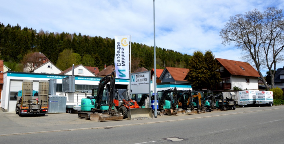 Niklaus Baugeräte in Tuttlingen Baumaschinen in Tuttlingen mieten oder kaufen bei Niklaus Baugeräte