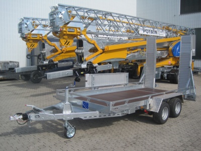 Baumaschinen Transportanhänger Baumaschinen Transportanhänger für Minibaggern, Kompaktlader oder Grabenwalzen, alles bei Niklaus Baugeräte,