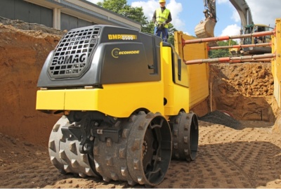 BOMAG BMP 8500 Vibrationsgrabenwalze - Zur Erdverdichtung in Gräben, Hinterfüllungen und Fundamentarbeiten.