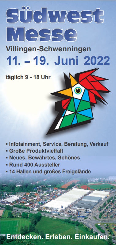 Plakat Südwestmesse 2022