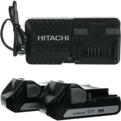 Akkus und Ladegrät von Hitachi 1,5 Amperestunden