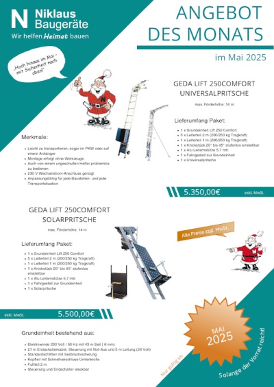 Angebote Mai 2025