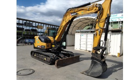 Seitliche Ansich Minibagger SANY SY 80U