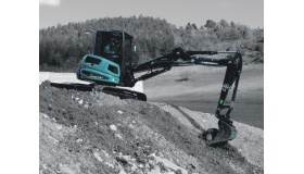 Eurocomach ES 60 TR Kurzheckbagger / Minibagger mit Verstellausleger bei Niklaus Baugeräte mieten
