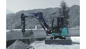 Eurocomach ES 95 TR Kurzheckbagger / Minibagger mit Verstellausleger bei Niklaus Baugeräte mieten