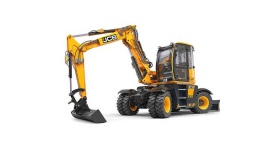 JCB Hydradig 110W Mobilbagger / Mobilbagger bei Niklaus Baugeräte mieten